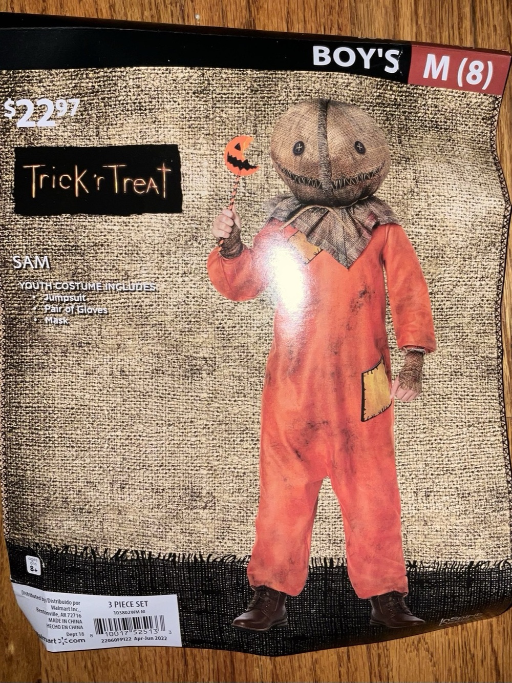 Trick ‘r Treat Sam Youth Costume Medium